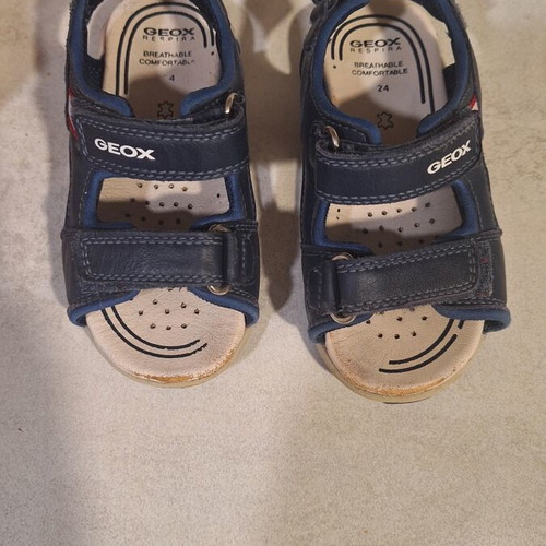 Geox sandals size 24 used, blue