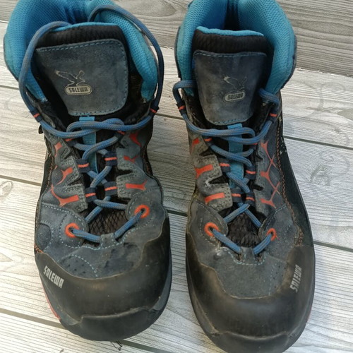 Salewa N 40 GTX Alp Gore Tex shoes like new, sport style, gray and blue