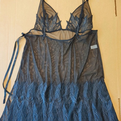 Babydoll like new, black with grey-blue details, size 2