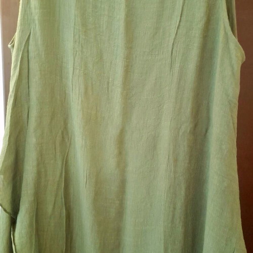 Plus size 5XL maxi dress like new, khaki boho style