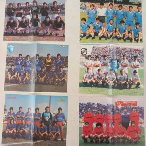 Football Posters Used, Pack of 19 from 1980