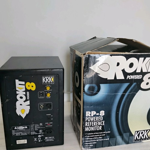 KRK Rokit 8 studio speaker used, powered