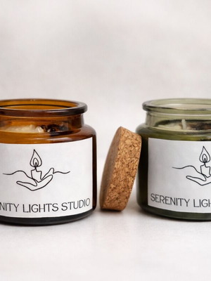 Serenity Lights Studio winter candle new
