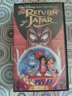 Aladdin The Return of Jafar VHS used, Bulgarian dubbing