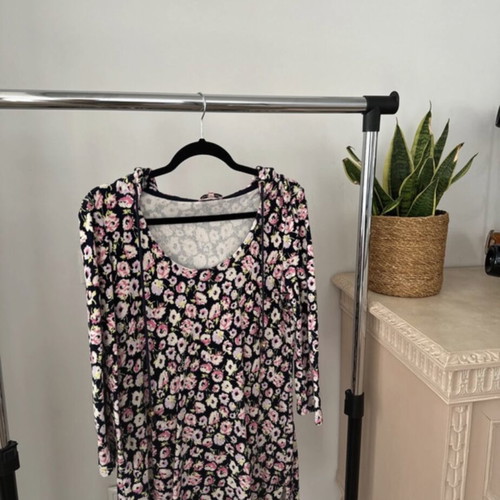 Juicy Couture mini dress with hood, terry fabric, medium size like new