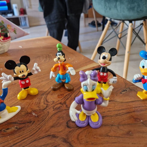 Disney figures used, all together pack