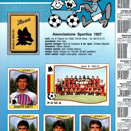 Panini Calciatori 1990-91 hardcover album new