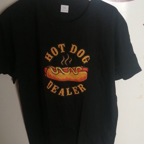 Hot Dog Dealer Unisex T-shirt 2XL new, 100% cotton