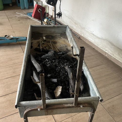 Rotisserie with two motors and two spits, like new