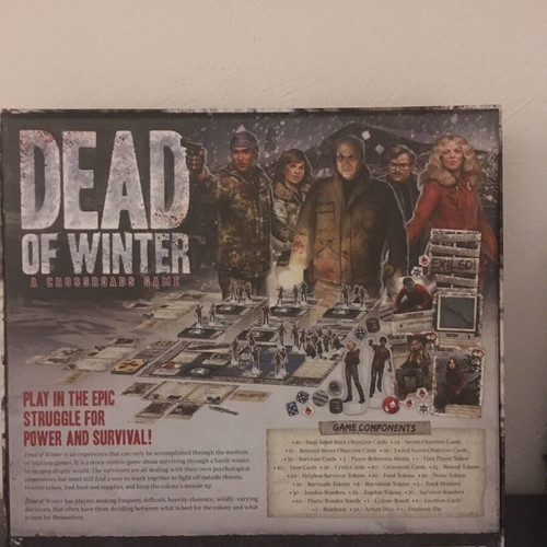 Dead of Winter board game like new, complete and unplayed
