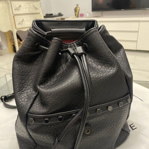 Pauls Boutique backpack like new, gray, eco leather