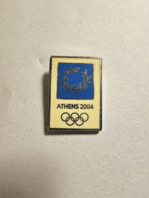 Collectible Athens 2004 Olympic Games pin like new, official Efsimon logo