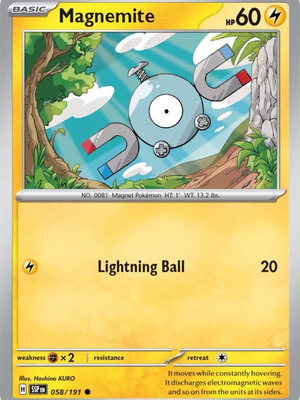 Pokemon Magnemite card collectible new