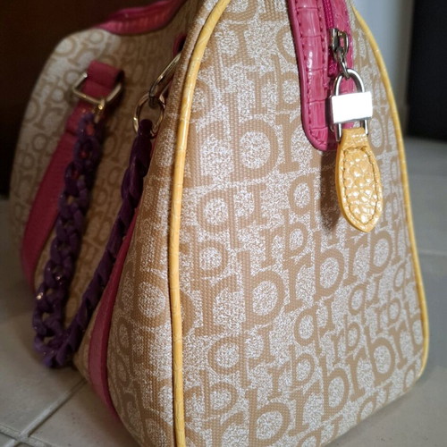 Rocco Barocco multicolor handbag, crossbody option