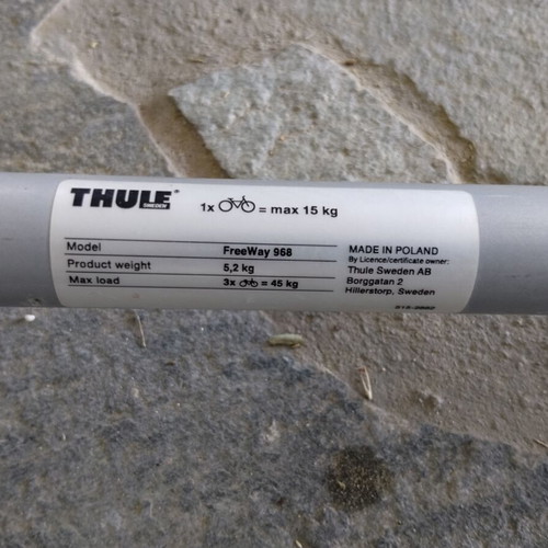 Tule Free Way 968 Car Rack for 3 Bikes like new