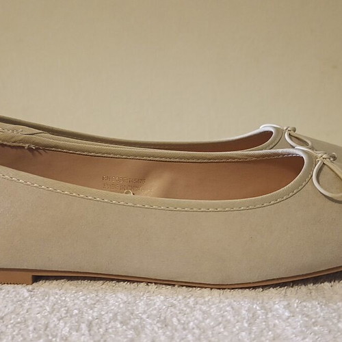 Primark women's ballerinas new, beige suede, size 40