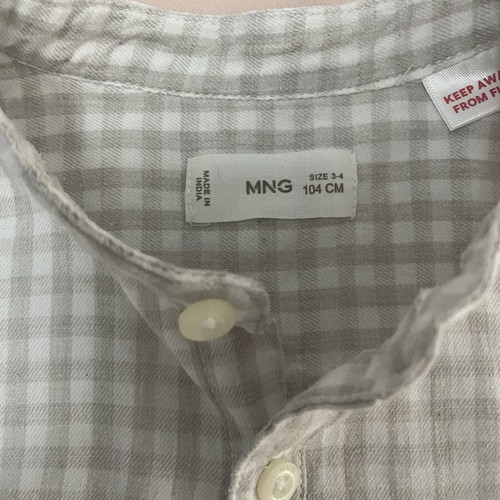 Mango children's shirt like new, size 104 cm, 3-4 years