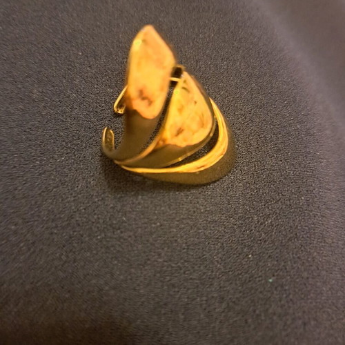 Ring new stainless steel gold-colored