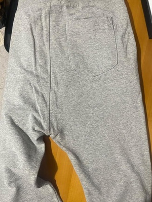 Bershka gray tracksuit like new with elastic and decorative cord