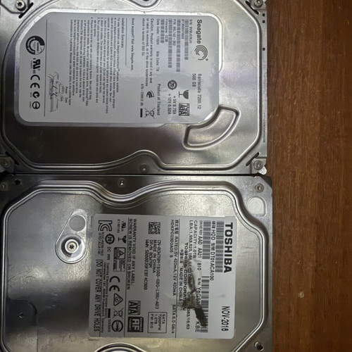 Seagate Barracuda HDDs 500GB and 1TB set