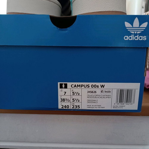 Adidas Campus sneakers new, size 38.5, black