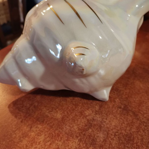 Ceramic decorative shell like new