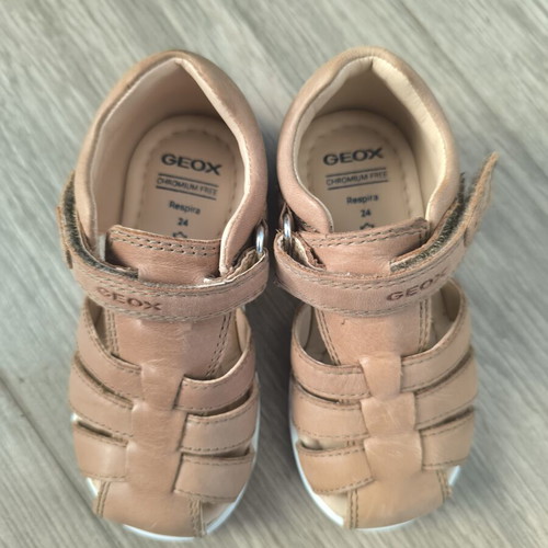 Geox sandals for boys, size 24, beige and brown