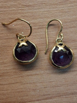 Accessorize earrings new, purple