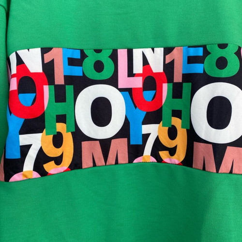Set of leggings and shirt new, multicolor and green, size 116 cm