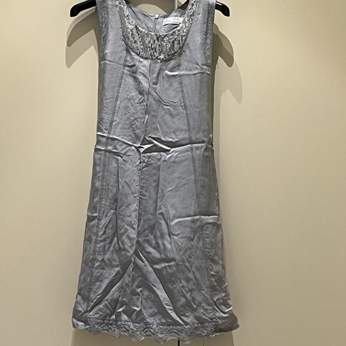 Active dress size 16 used, grey with silver sequins and lace