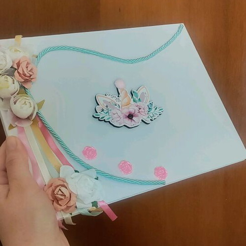 Baptism wish book new with unicorn theme