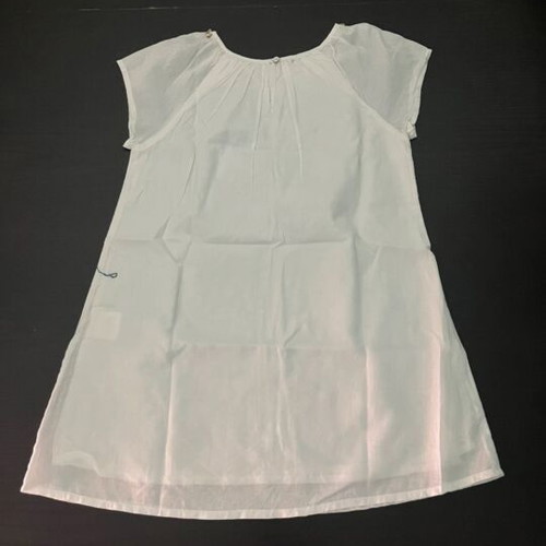 White blouse with gold details