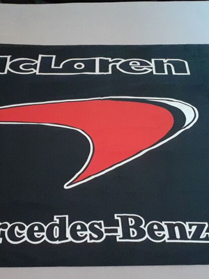 Σημαία Race McLaren Mercedes-Benz σαν καινούργιο