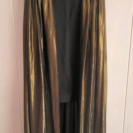Toi&Moi Medium dress like new, black mini strapless with metallic skirt