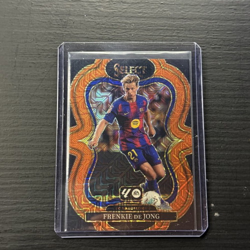 Frenkie De Jong Panini Select Gold Parallel 199 La Liga 2025/26 Card New