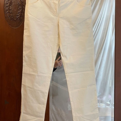 Cristina Effe Haut Couture women's pants new, cotton and elastane