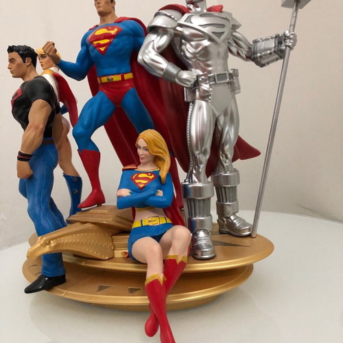 Superman Family 2-Part Statue new, collectible set DC Direct