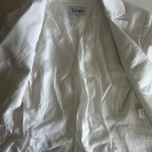 Toi&Moi Women’s White Slim Fit Blazer New, Size Small