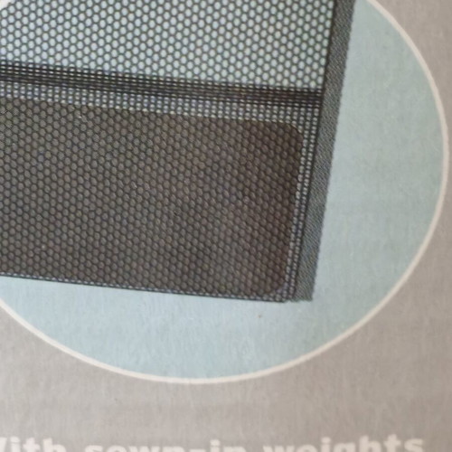 Door screen new with strips and adhesive base