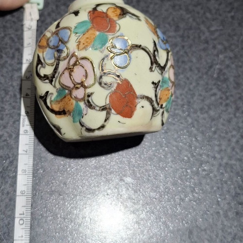 Vintage Japanese Satsuma Ginger Jar miniature, used
