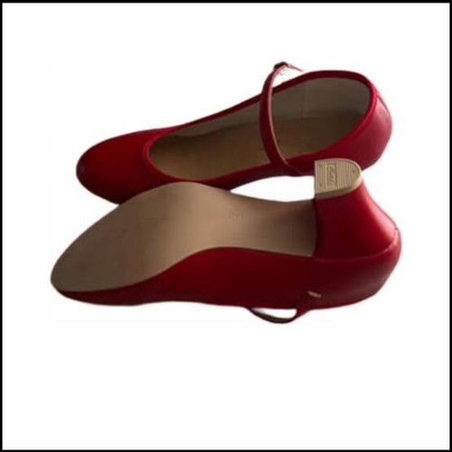 Mary Jane leather red shoes new, size 40, Katz brand