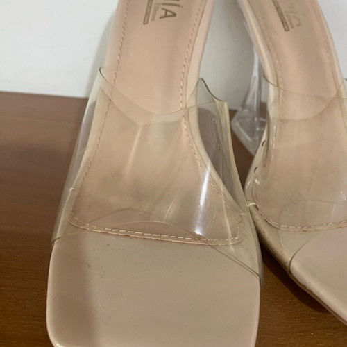 Clear Heels Mia sandals like new, size 37