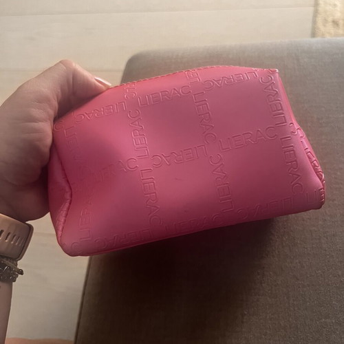 Make up bag Lierac used, pink color
