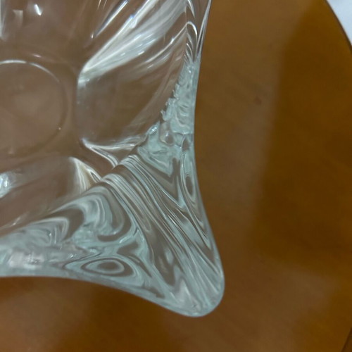 Crystal large fondue bowl new for treats or decoration