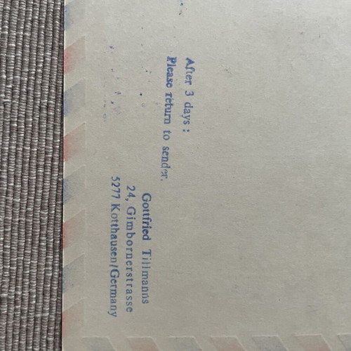 Lufthansa 1974 Flight Cover with World Cup Final Cachet, like new