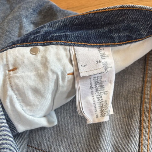 Diesel denim shorts like new, size 36, blue