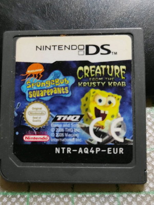 SpongeBob SquarePants Creature from Krusty Krab Nintendo DS like new, cartridge only