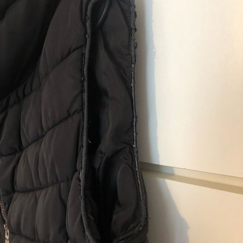 Zara Basic black mid-length windproof sleeveless jacket XL used