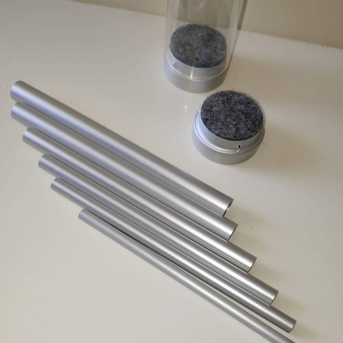 Set of 6 C curve cylinders for acrylic and gel new