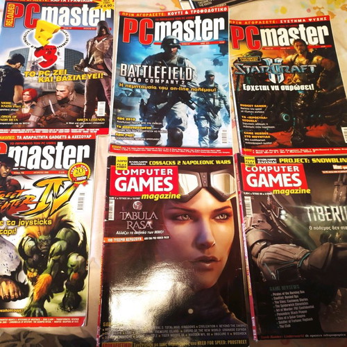 PC Master and Computer Games magazines English, pack of 2 issues or more